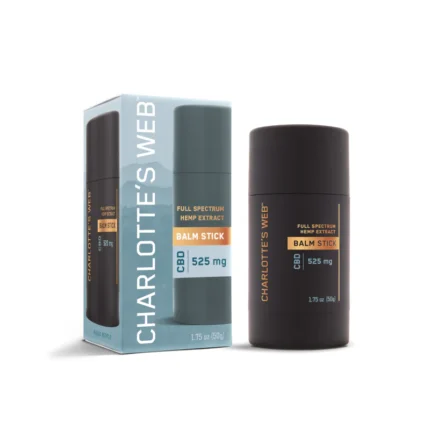 Charlotte’s Web Balm Stick with Menthol & Peppermint – Soothing Relief for Muscles and Joints