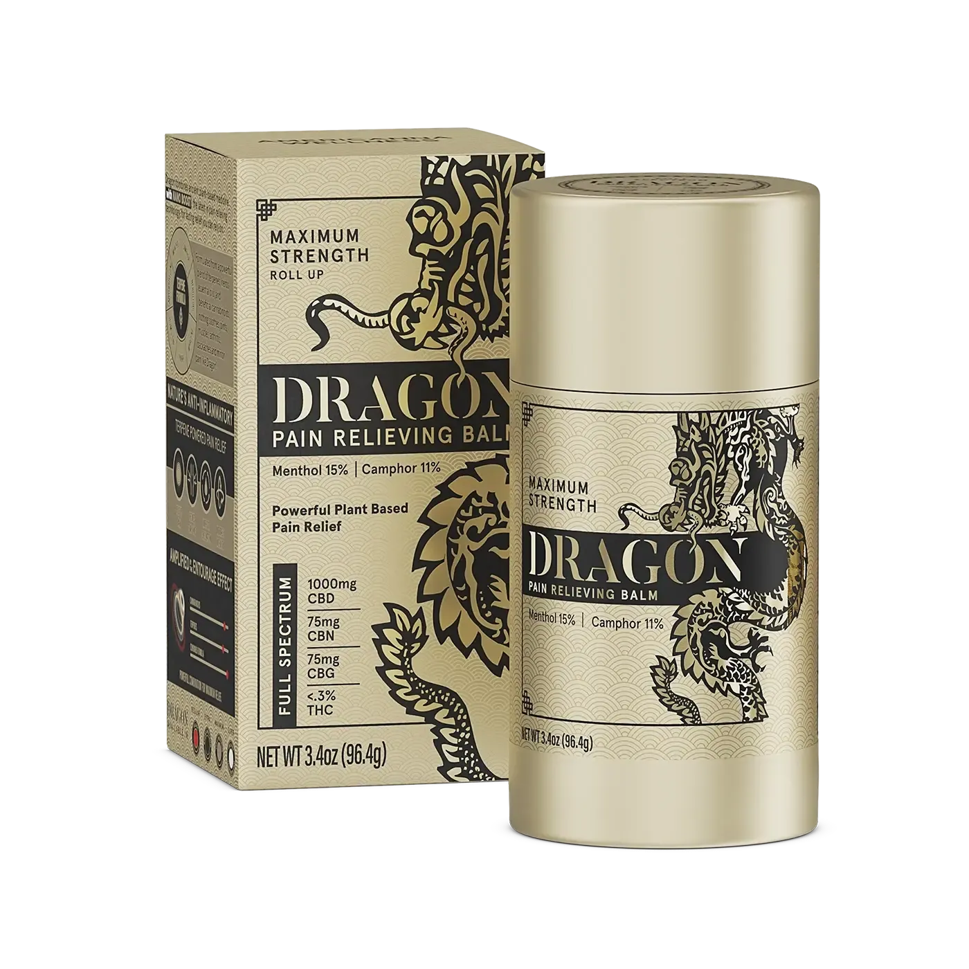 Dragon-Pain-Relief-Balm-Maximum-Strength-Roll-Up-3-4oz-Full-Spectrum-Formula-box-and-product_opt